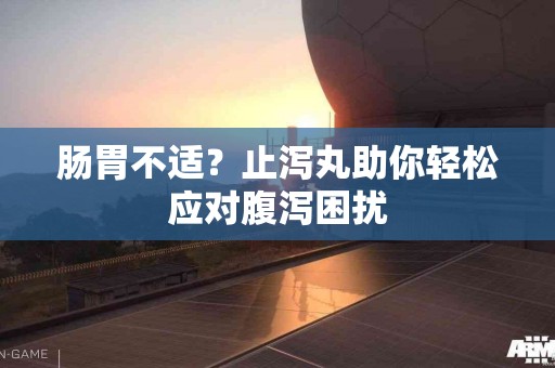 肠胃不适？止泻丸助你轻松应对腹泻困扰