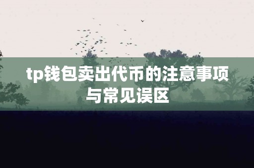 tp钱包卖出代币的注意事项与常见误区