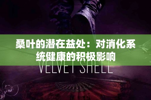 桑叶的潜在益处：对消化系统健康的积极影响