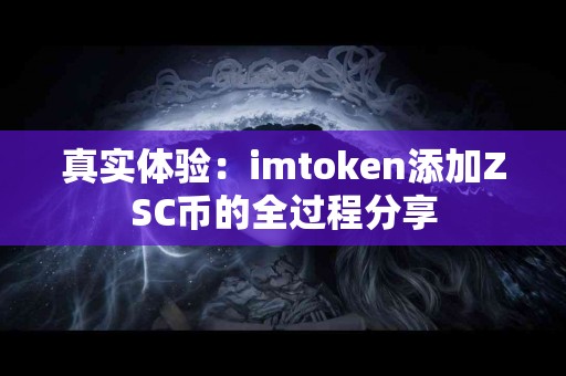 真实体验：imtoken添加ZSC币的全过程分享