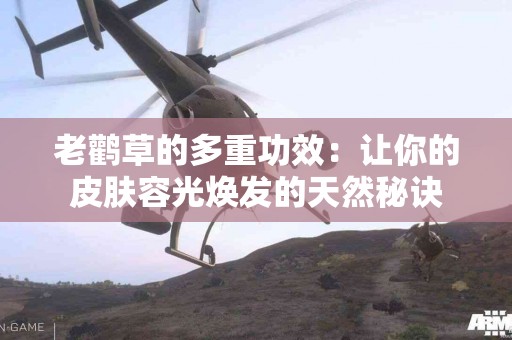 老鹳草的多重功效：让你的皮肤容光焕发的天然秘诀