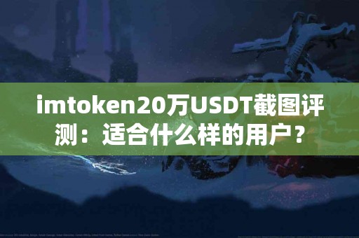 imtoken20万USDT截图评测：适合什么样的用户？