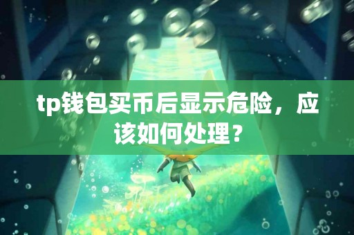 tp钱包买币后显示危险，应该如何处理？