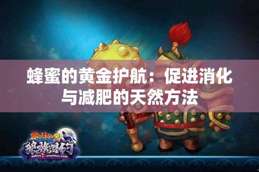 蜂蜜的黄金护航：促进消化与减肥的天然方法