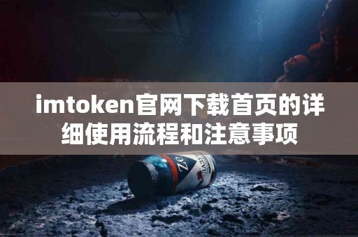 imtoken官网下载首页的详细使用流程和注意事项