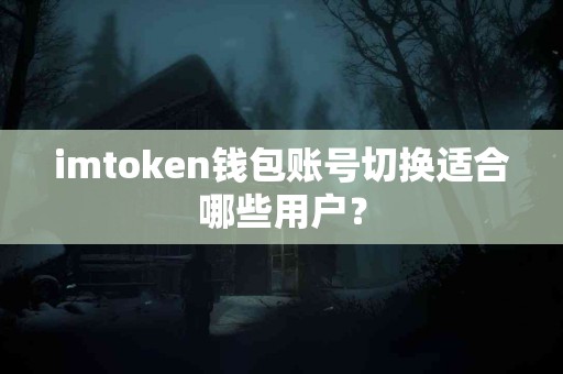 imtoken钱包账号切换适合哪些用户？