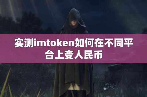 实测imtoken如何在不同平台上变人民币