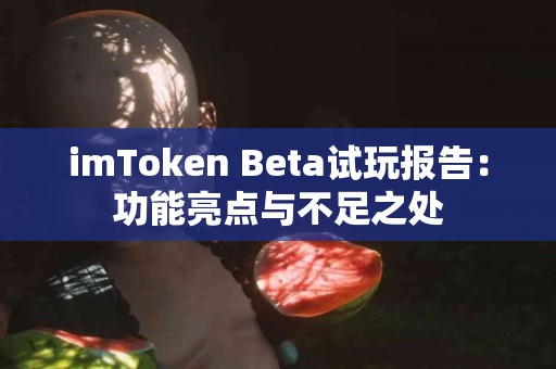 imToken Beta试玩报告：功能亮点与不足之处