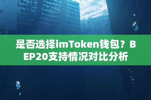 是否选择imToken钱包？BEP20支持情况对比分析