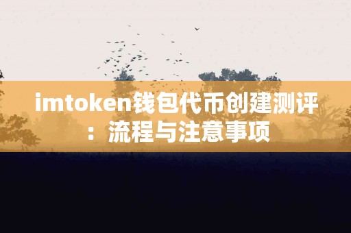 imtoken钱包代币创建测评：流程与注意事项