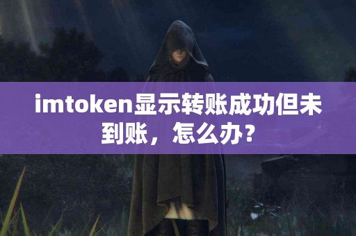 imtoken显示转账成功但未到账，怎么办？