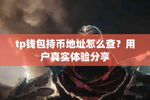 tp钱包持币地址怎么查？用户真实体验分享
