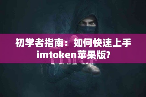 初学者指南：如何快速上手imtoken苹果版?