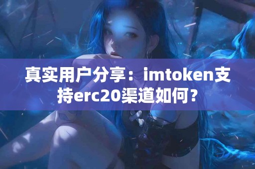真实用户分享：imtoken支持erc20渠道如何？