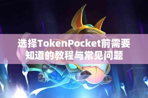 选择TokenPocket前需要知道的教程与常见问题