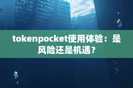 tokenpocket使用体验：是风险还是机遇？