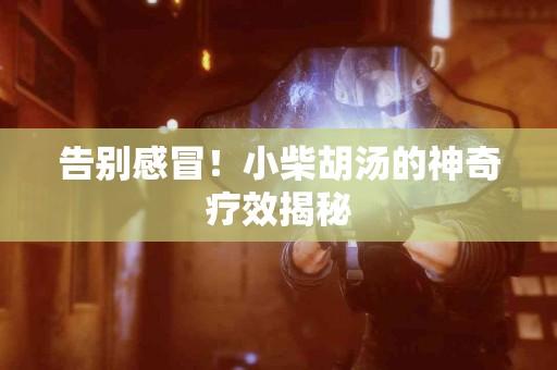 告别感冒！小柴胡汤的神奇疗效揭秘